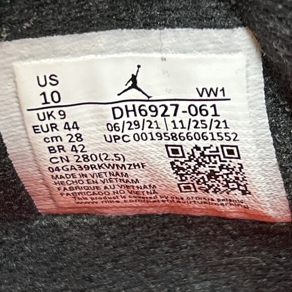 Air Jordan 4 Retro Sneakers Men's 10 DH6927-061 OG Style Red Black White Grey - Picture 3 of 16